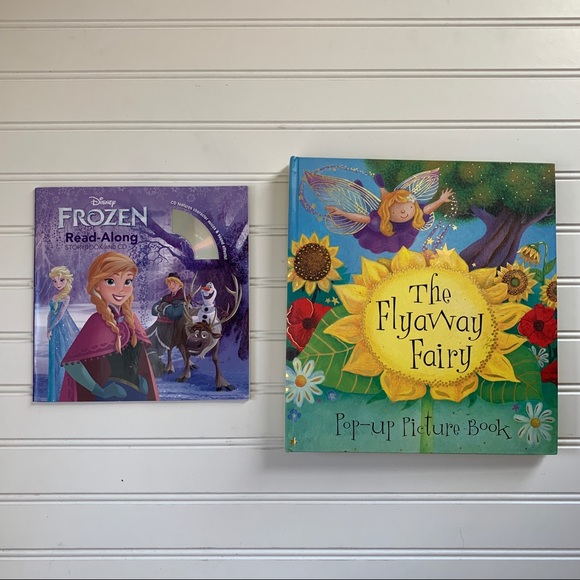 Disney Other - Frozen Read Along Book & CD and Fairy Pop Up Book